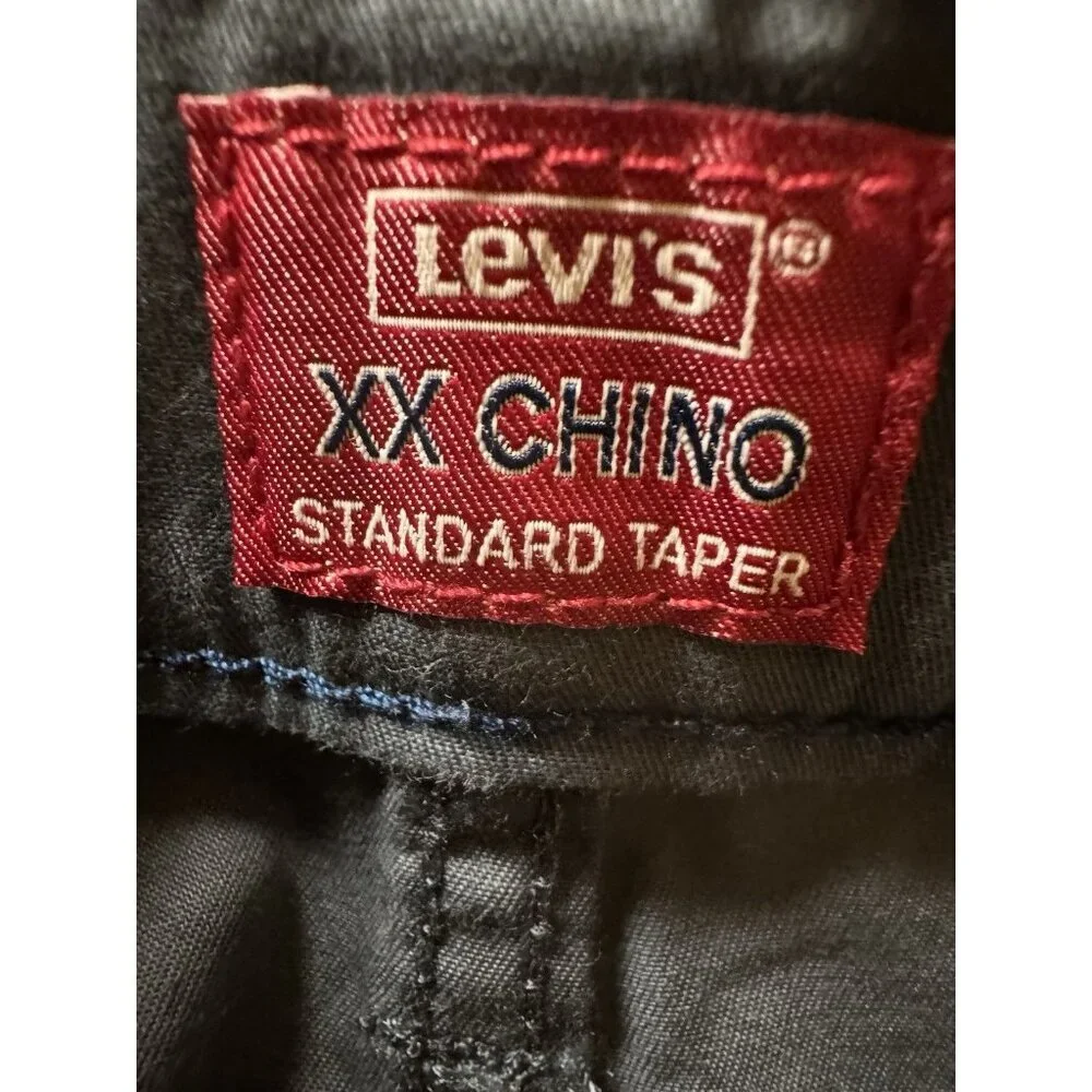 Levi’s XX Chino Standard Taper Shorts Blue Cotton Stretch Men’s 44x